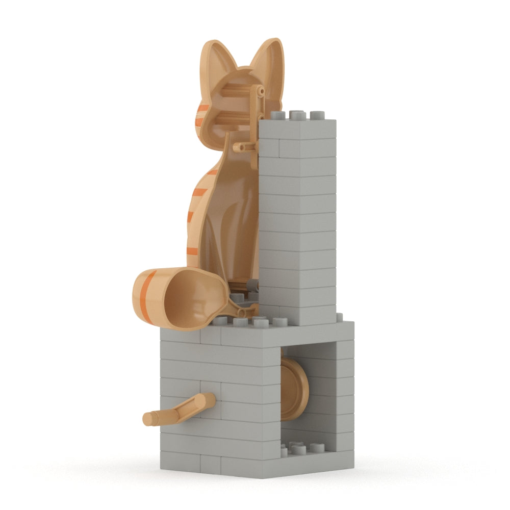Orange getigerte Katze - Mechanisches Modell