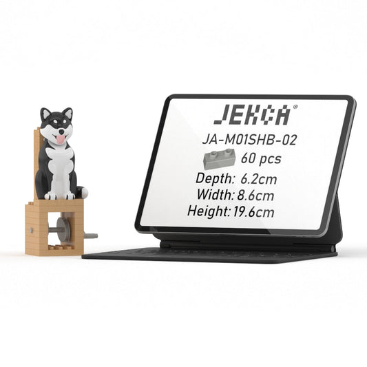 Shiba Inu - Mechanisches Modell (Schwarz)