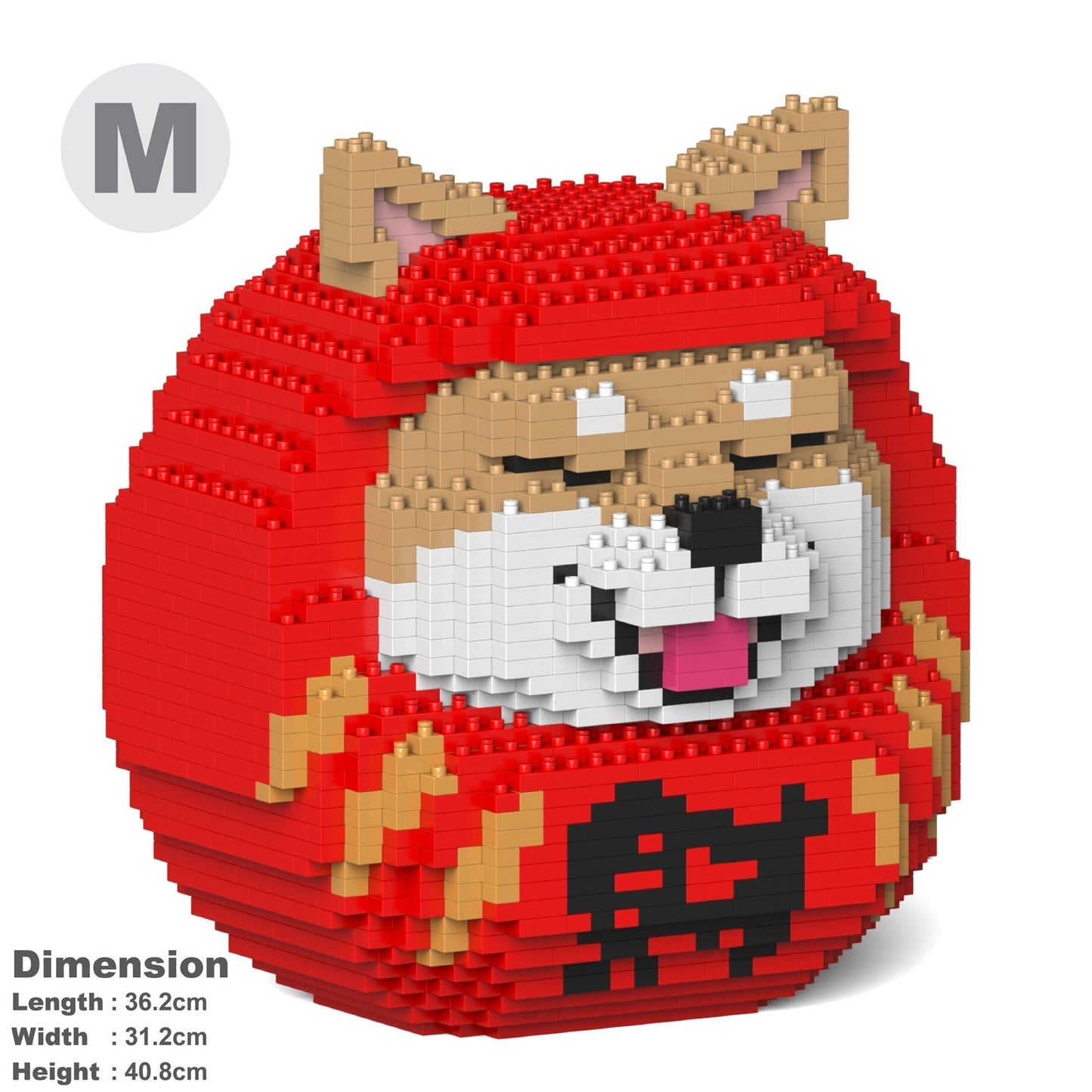 Shiba Daruma lutka 01-M01