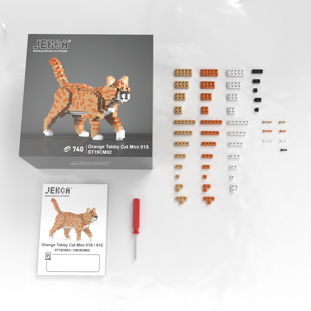 Orange Tabby Cat Mini 01