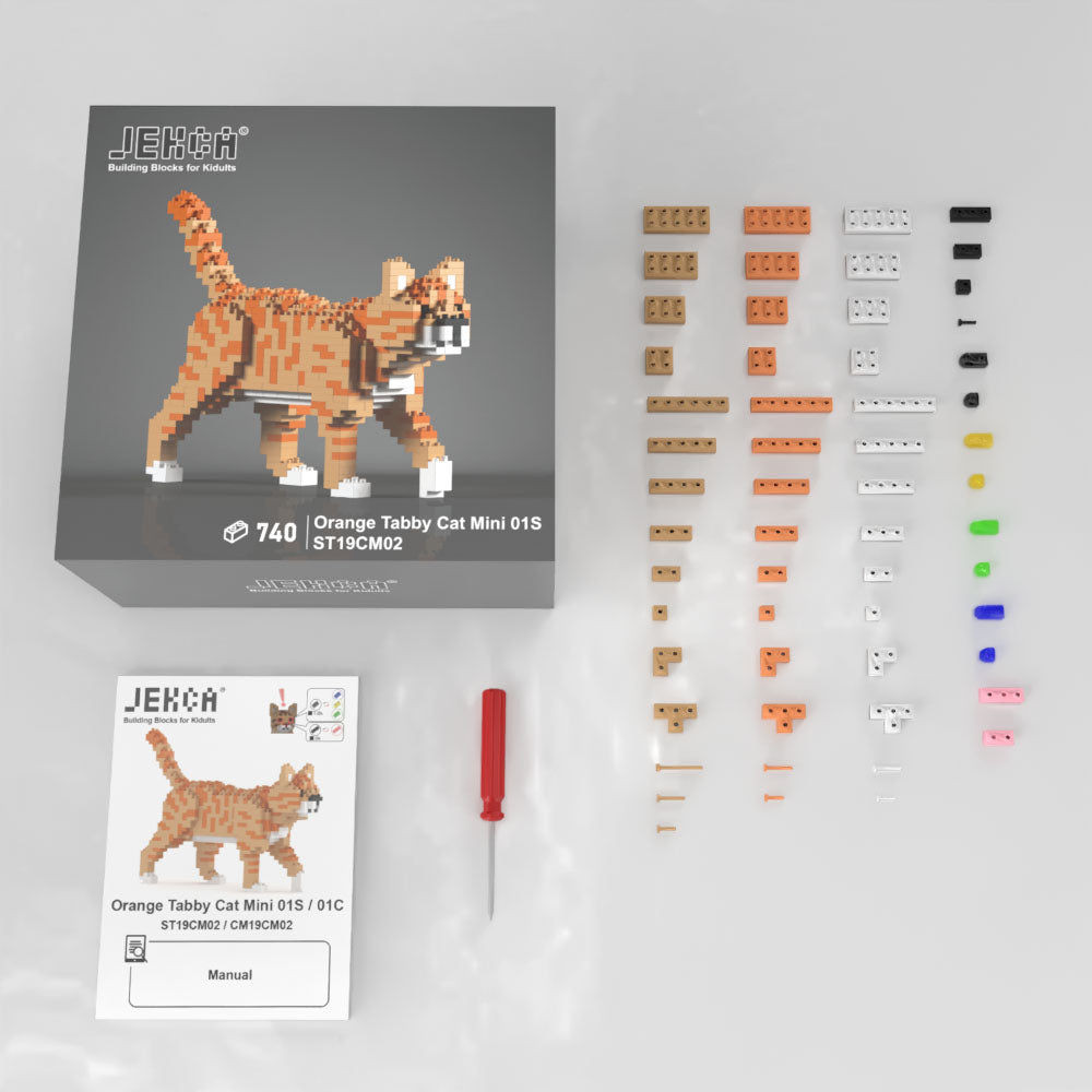 Orange Tabby Cat Mini 01