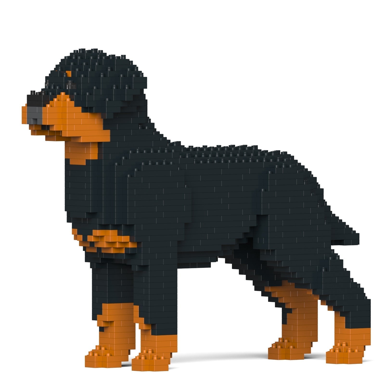 Block Rottweiler JEKCA EU - Rottweiler 02S | Plastic Building Blocks for Kidults